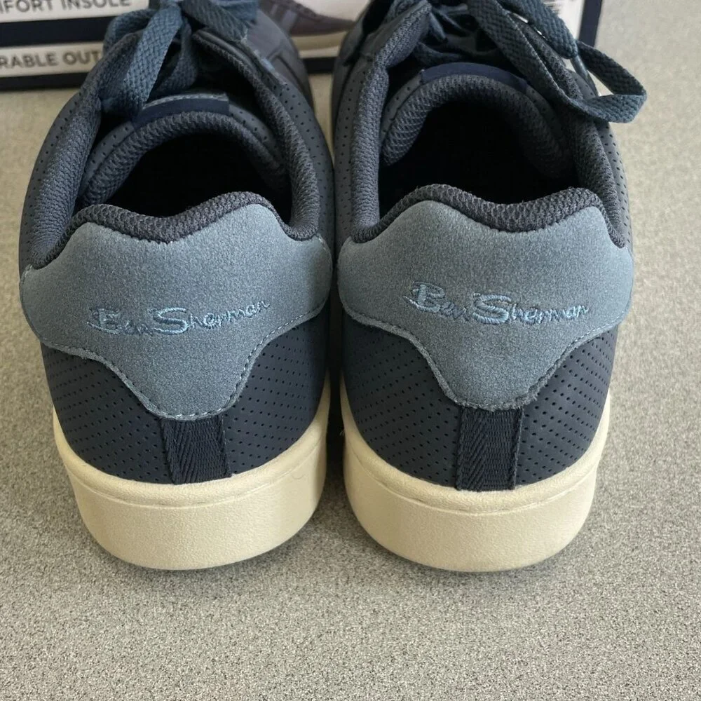 Ben Sherman Webber Men's Size 10.5  Navy Sneakers Memory Foam